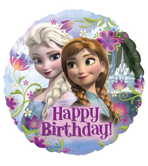 worst Absoluut Barry Disney Elsa and Anna Frozen Birthday Foil Balloon from Karin's Florist