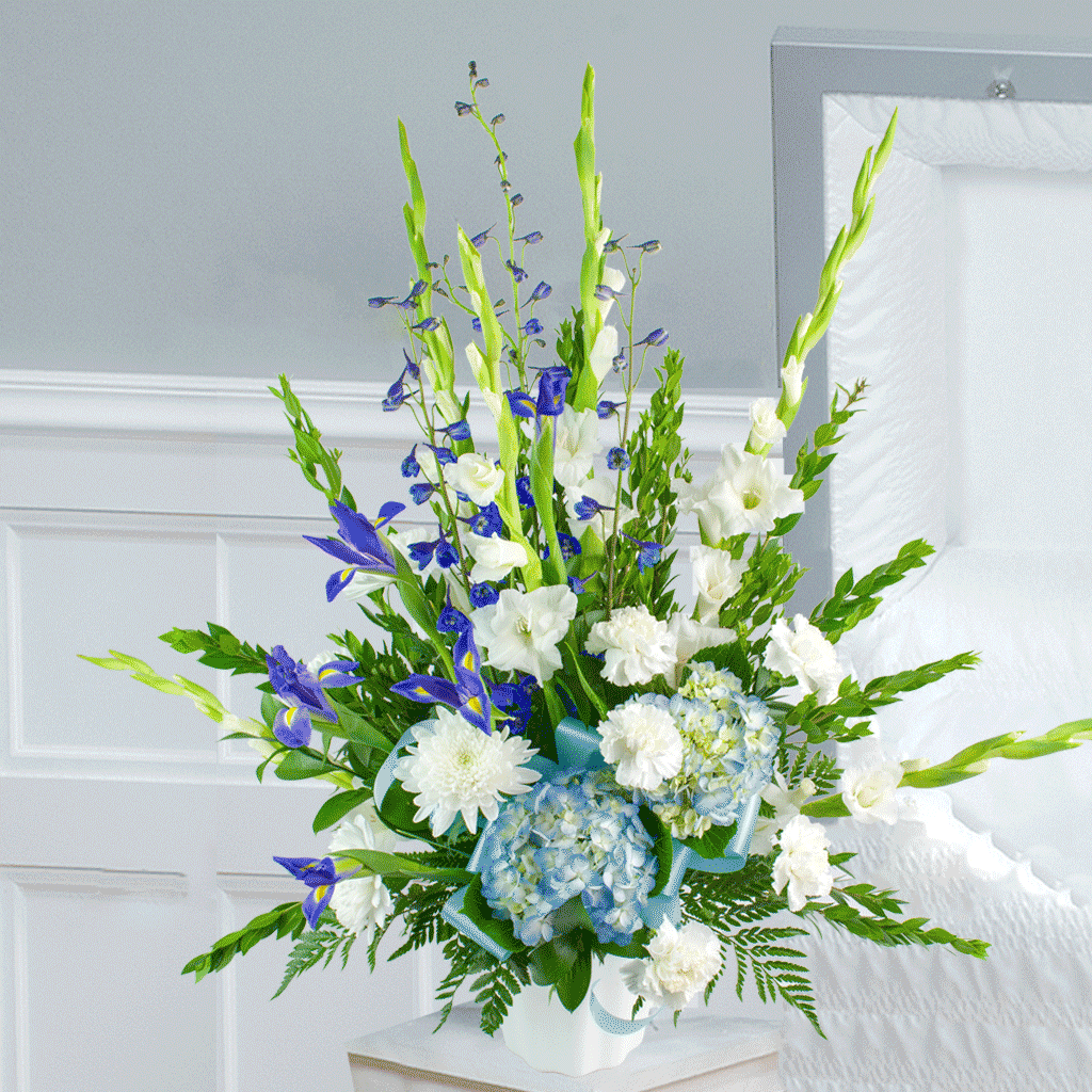 artificial floral arrangements for graveside