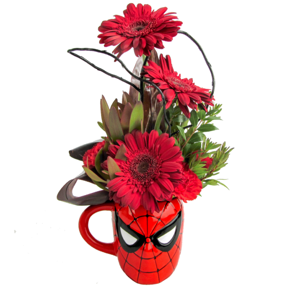 Spider-Man Flower Mug